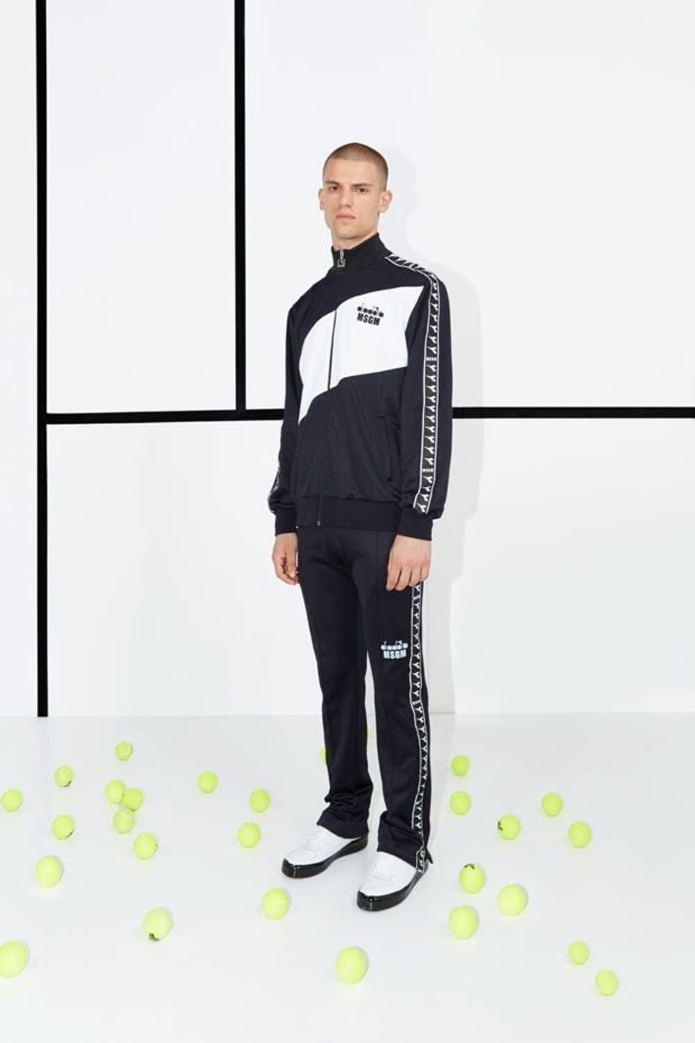 msgm x 디아도라 사이드로고 트레이닝팬츠 상품이미지5