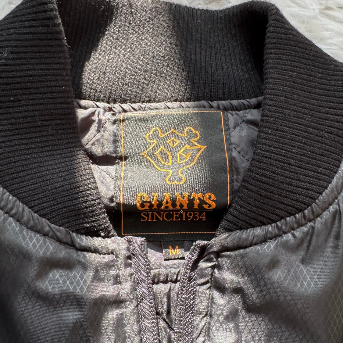 GIANTS 일본빈티지 나일론 바람막이 야구 항공 자켓 블루종 m 95 상품이미지4