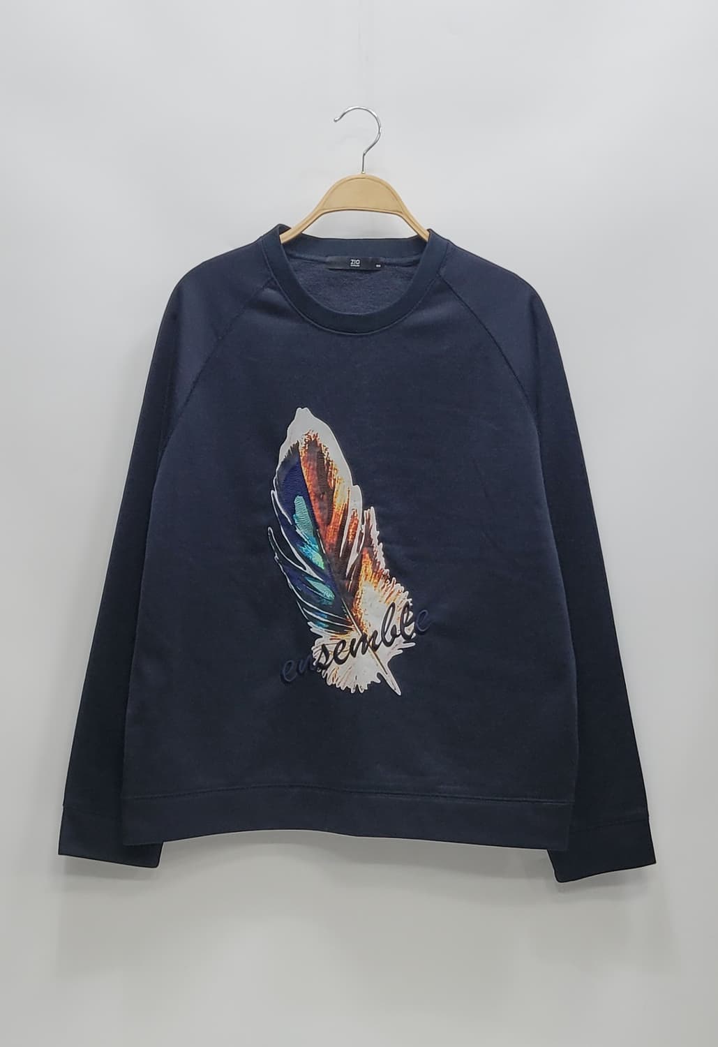 지오송지오 오버핏 프린팅 스웨셔츠 맨투맨 / 남 100 네이비
 상품이미지1