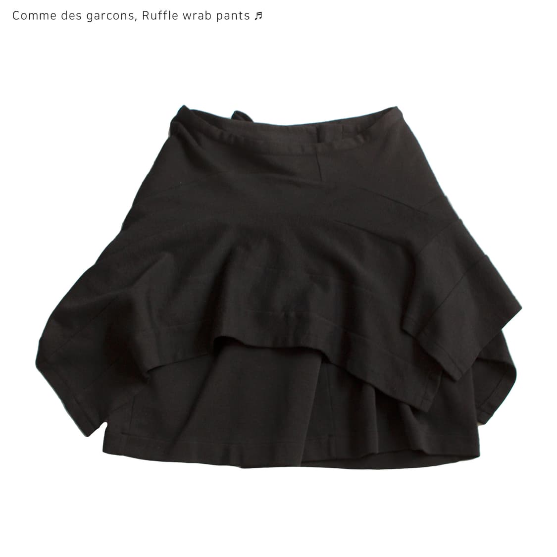 꼼데가르송 러플 랩-팬츠 상품이미지4