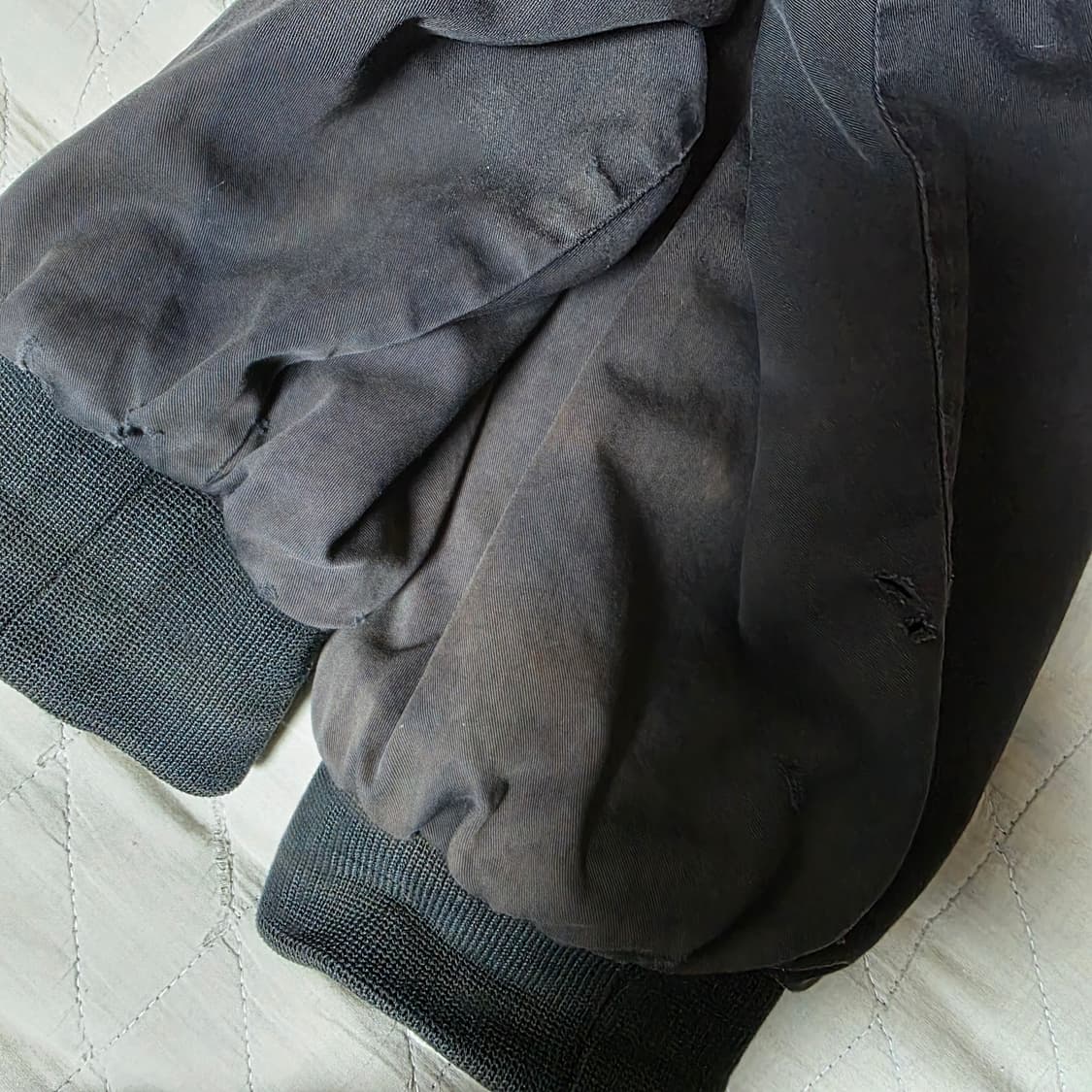 [XL] 90s 빈티지 말보로 리버시블 봄버 자켓 블랙/레드 트래쉬드 상품이미지7