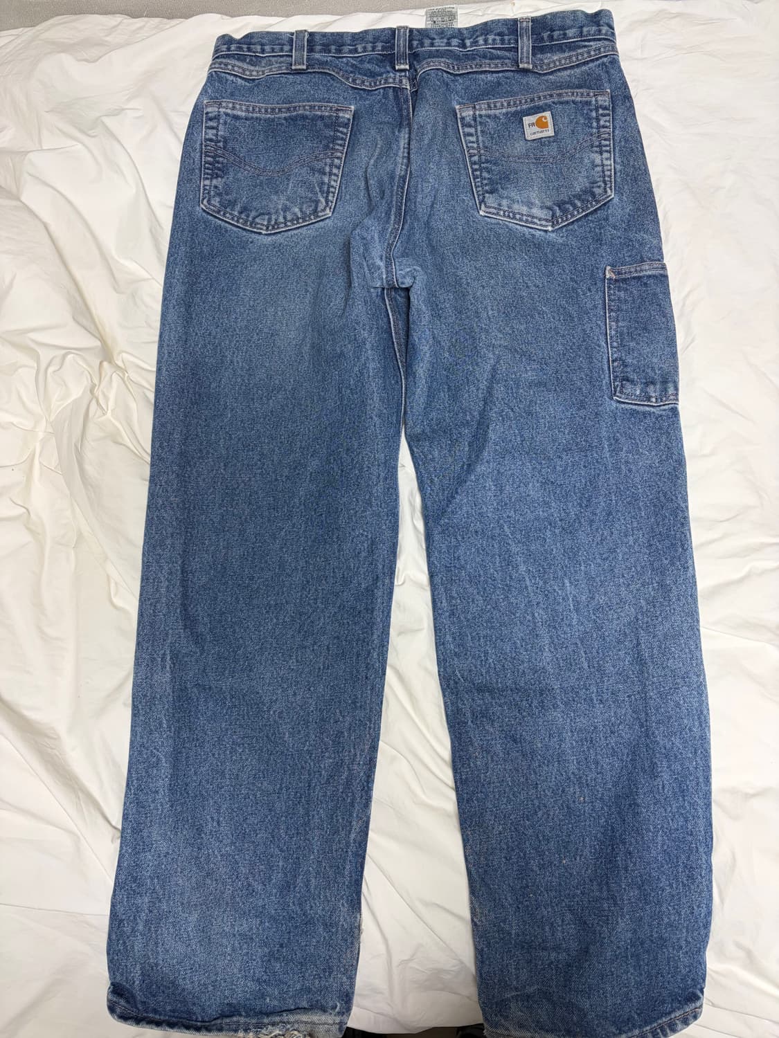 FR 칼하트 더블니 데님 팬츠 38x32 상품이미지5