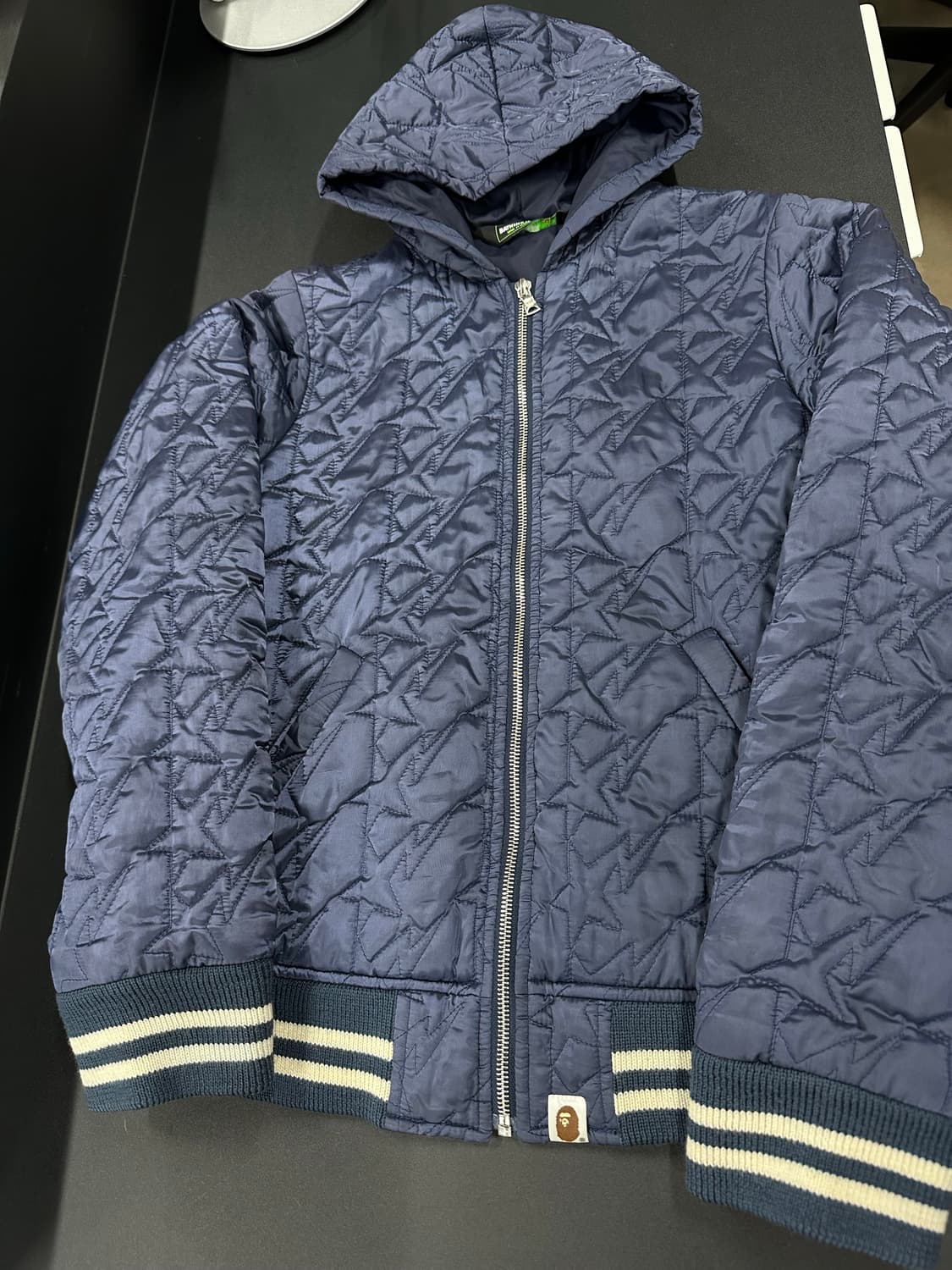 베이프 스타 00s 퀄팅 패딩 자켓 상품이미지4