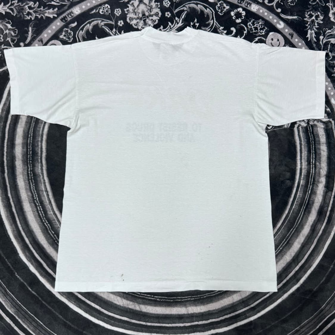 (XL) 90s 빈티지 DARE 화이트 티셔츠 후룻 상품이미지7