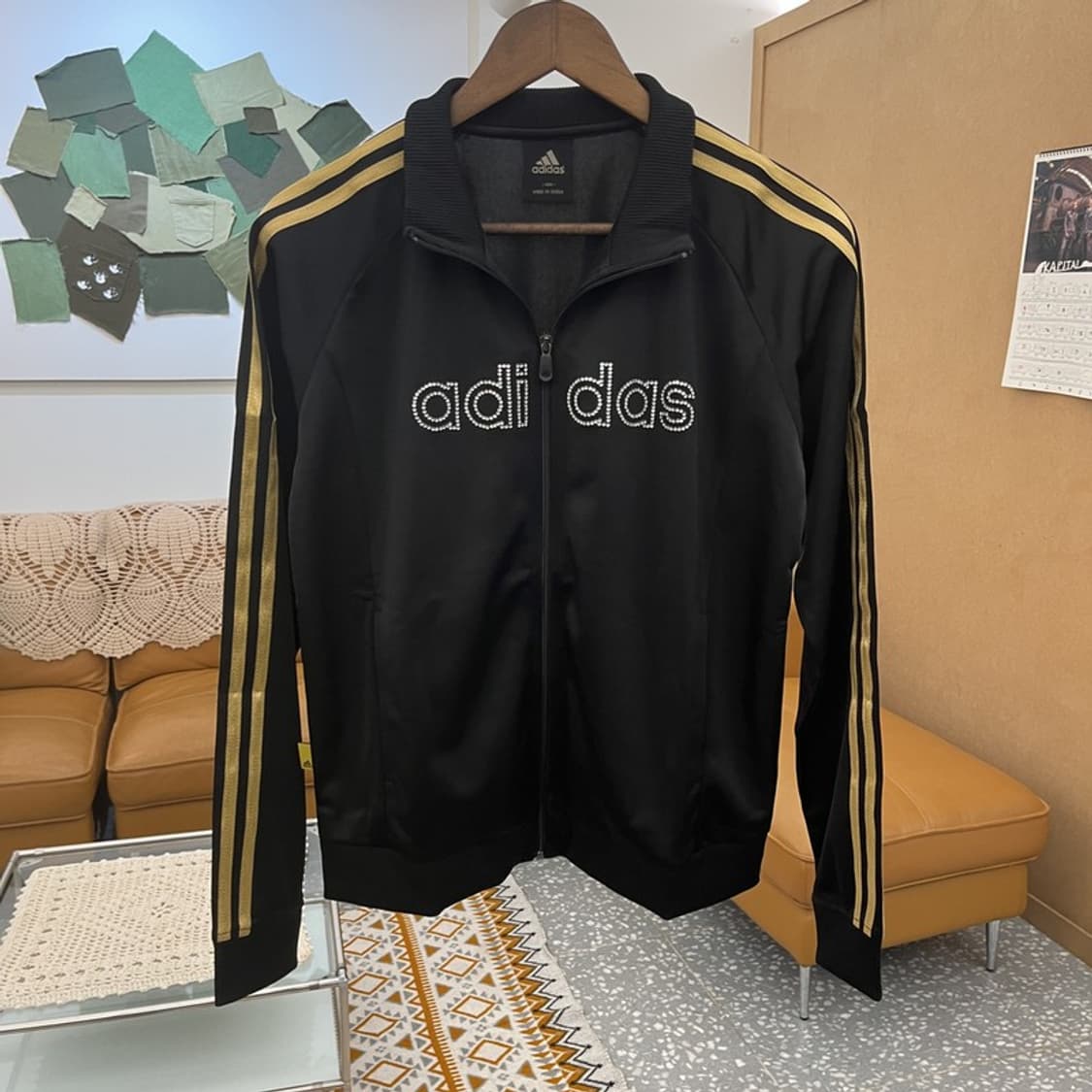 아디다스 Y2K 레트로 00's 큐빅로고 져지 집업 100 C10561 상품이미지3