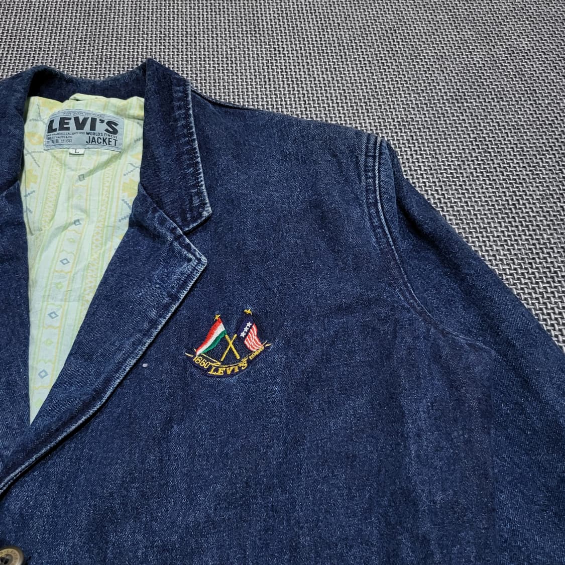 리바이스 80s 데님 워크 블레이저 자켓 (L) 상품이미지4