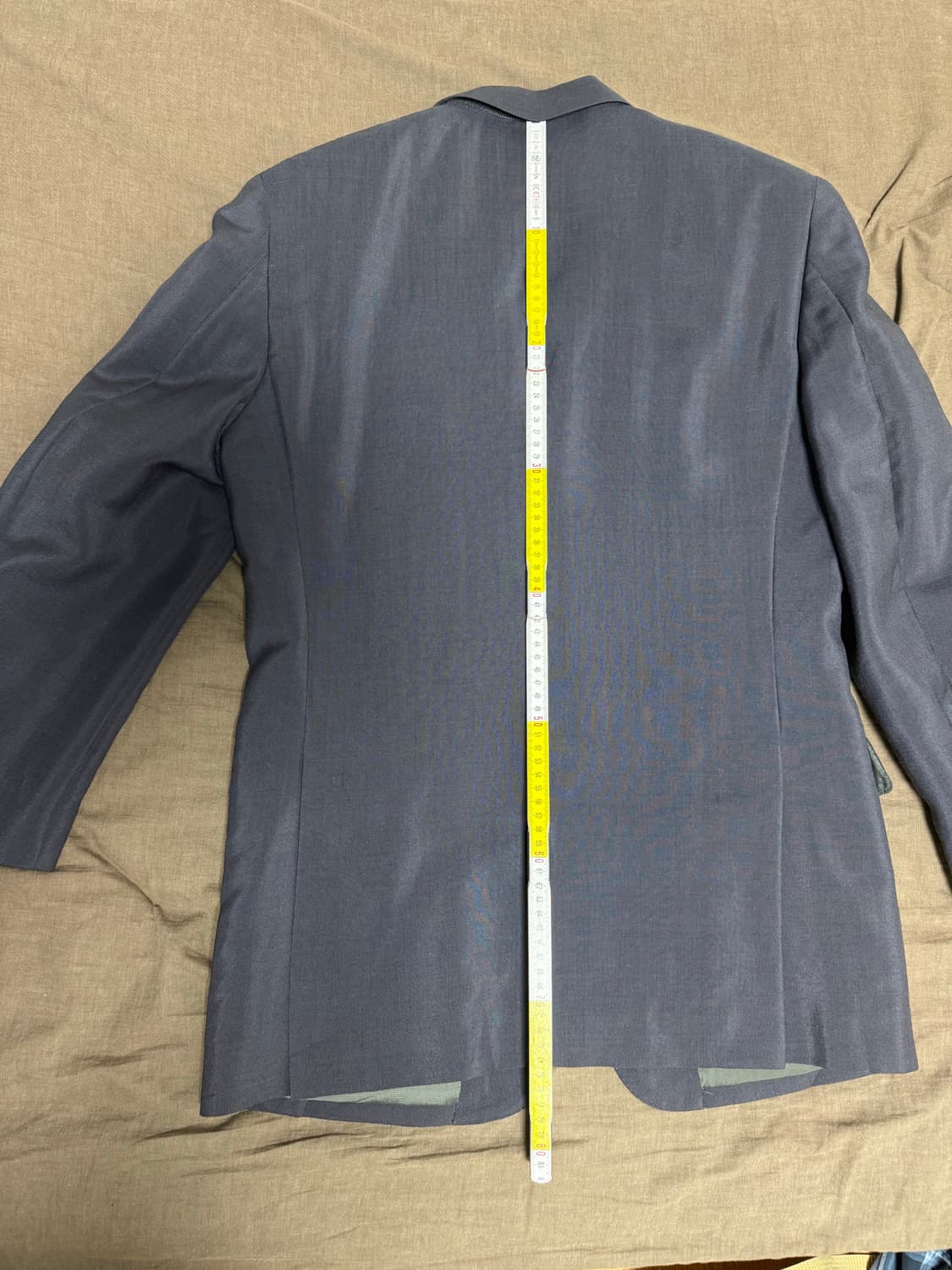 일본 빈티지 랑방 스튜디오 그레이 봄,가을 울 자켓 상품이미지8