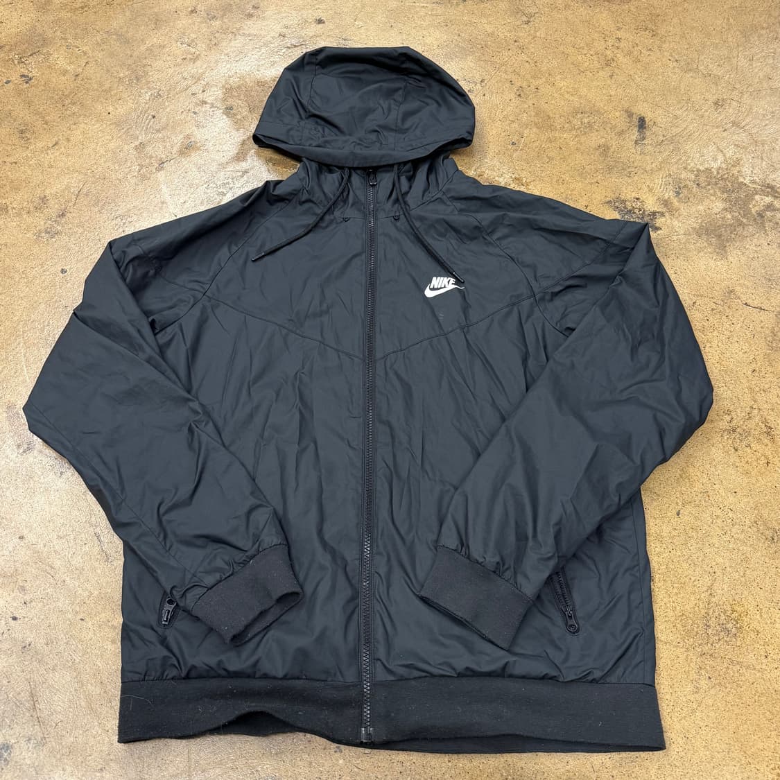 [정품/L] 나이키 블랙 바람막이 후드집업 b19 상품이미지2