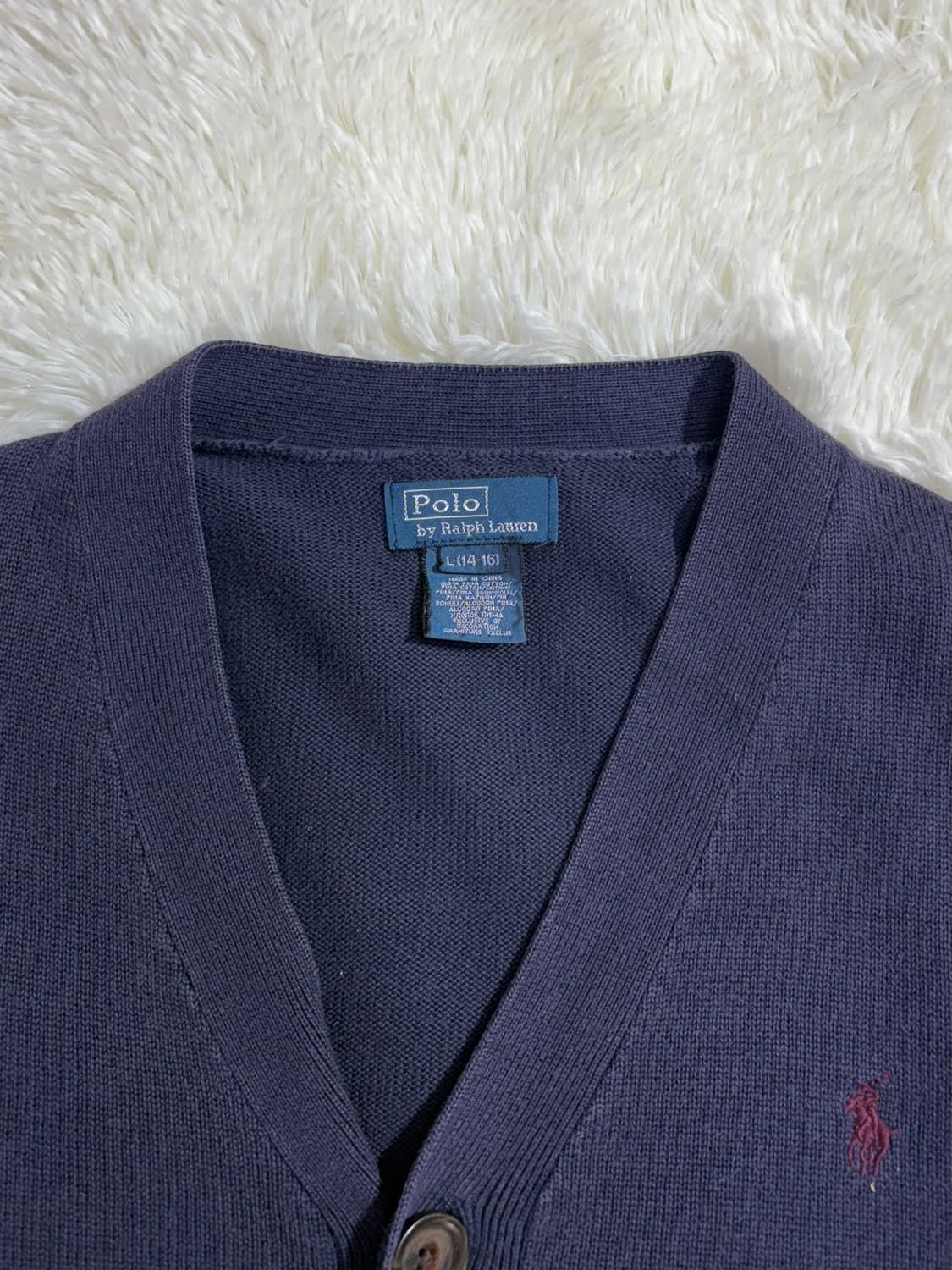 폴로 랄프로렌 네이비 포니 가디건  상품이미지6
