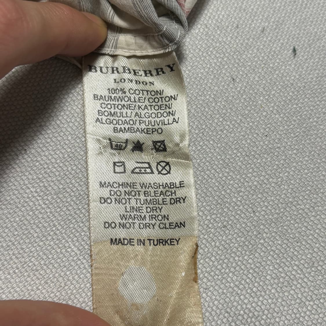 🫶🏻 버버리 베이지 체크 셔츠 🫶🏻 상품이미지5