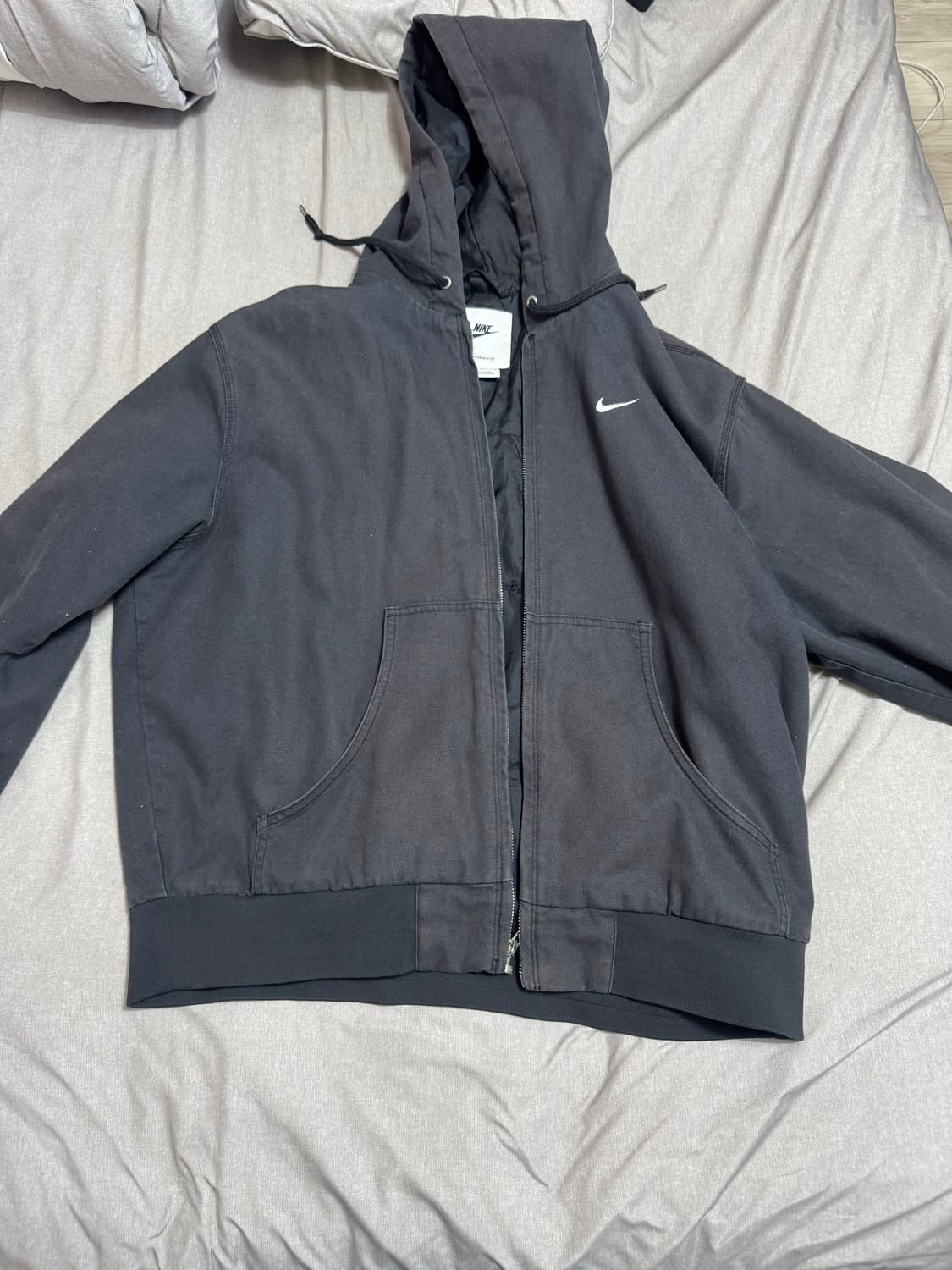 나이키 라이프패딩후드자켓 블랙 L 상품이미지2