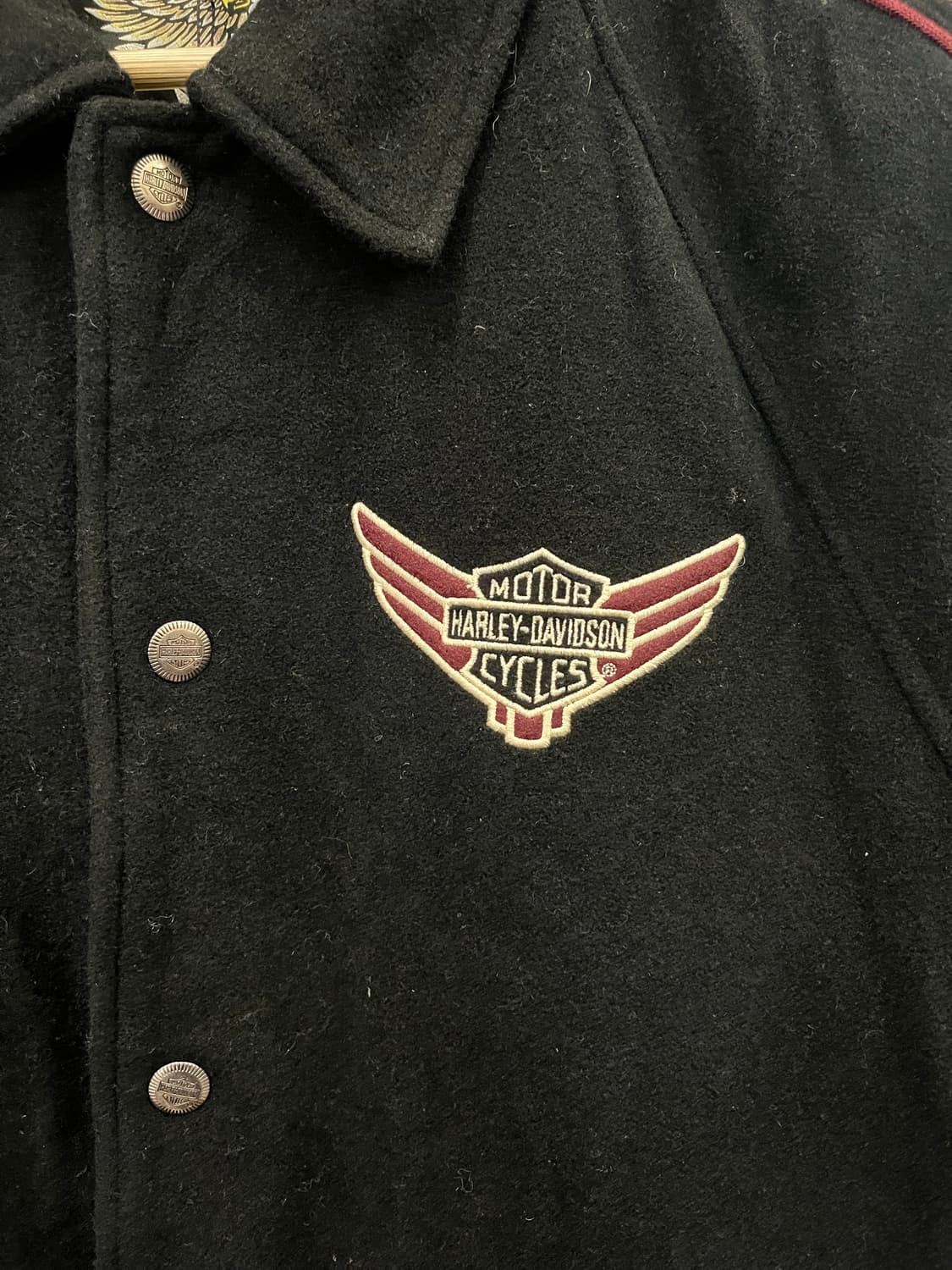 할리데이비슨 울 바시티 자켓 #csz619 상품이미지3