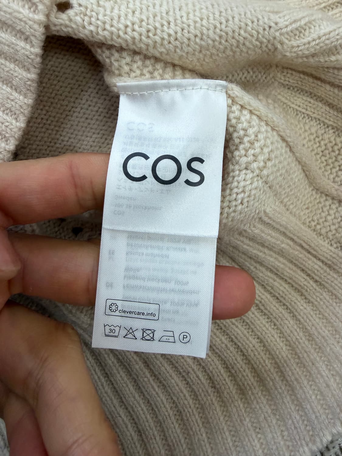 정품) COS 코스 여성 니트 베스트 S 상품이미지6