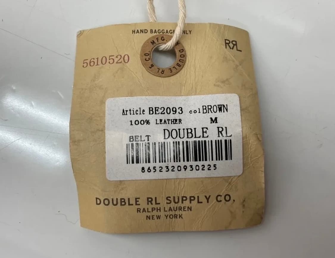 RRL 핸드카빙 벨트 상품이미지4