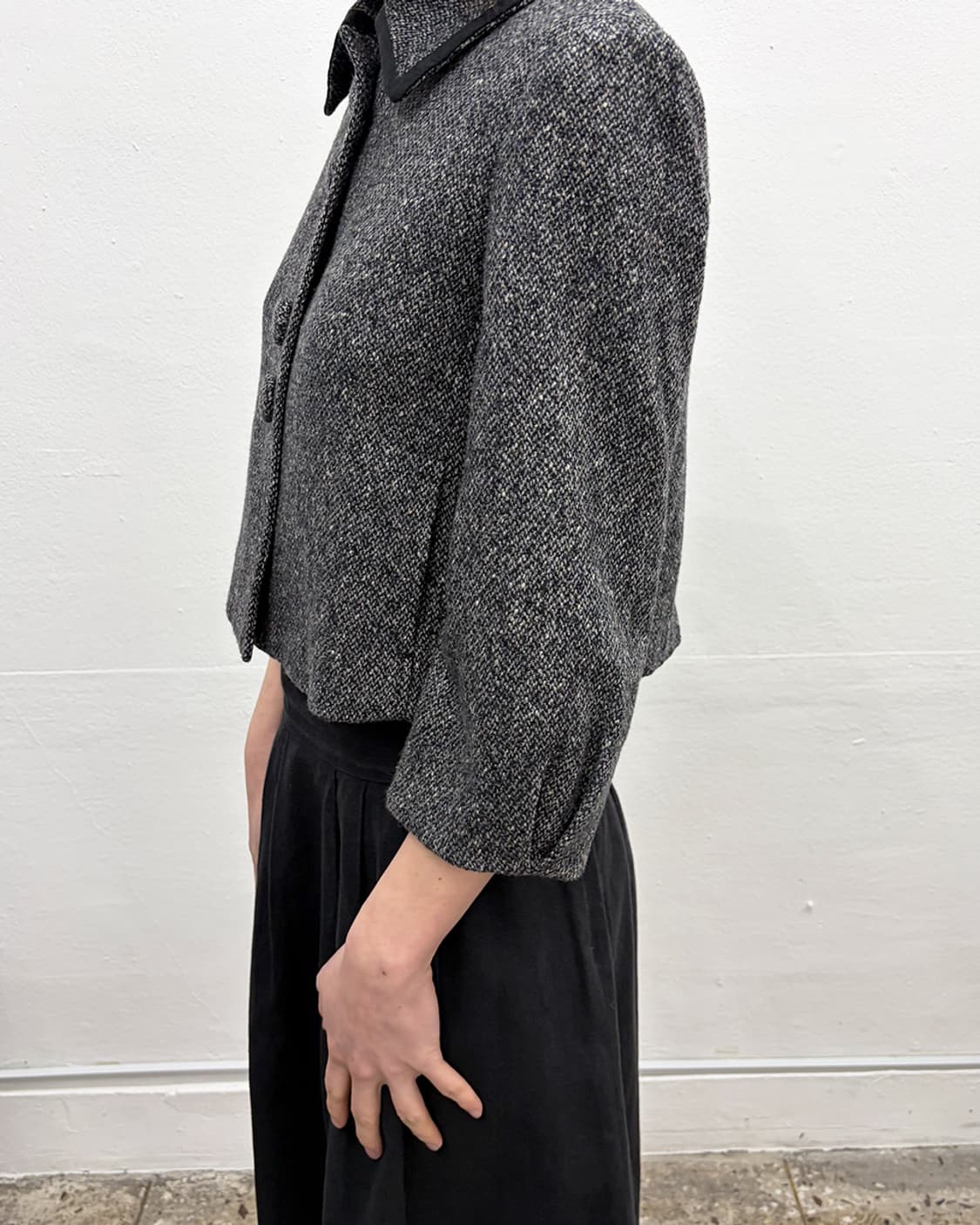 빈티지 트위드 크롭 자켓 상품이미지5