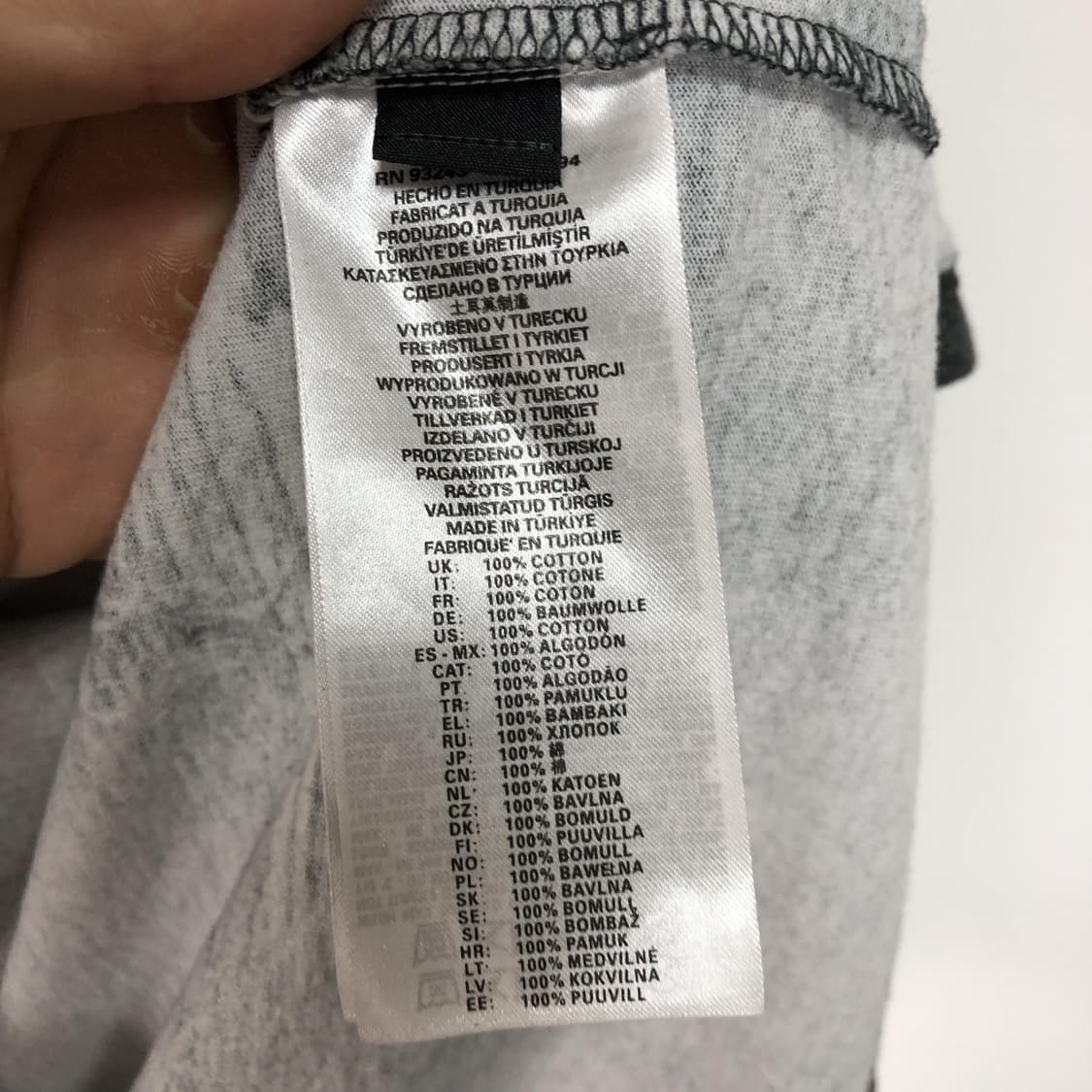 디젤 정품 데미지 워싱 피그먼트 반팔 블랙 상품이미지6