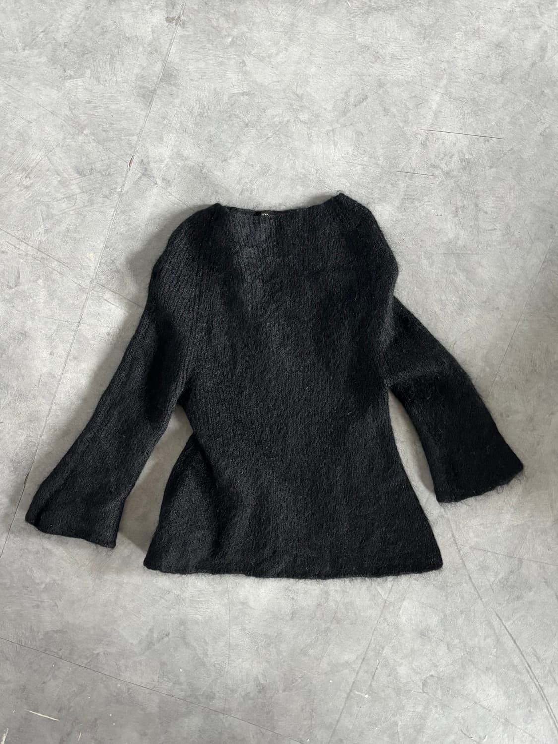 Junya Watanabe 준야 와타나베 꼼데가르송 블랙 니트 탑 상품이미지4