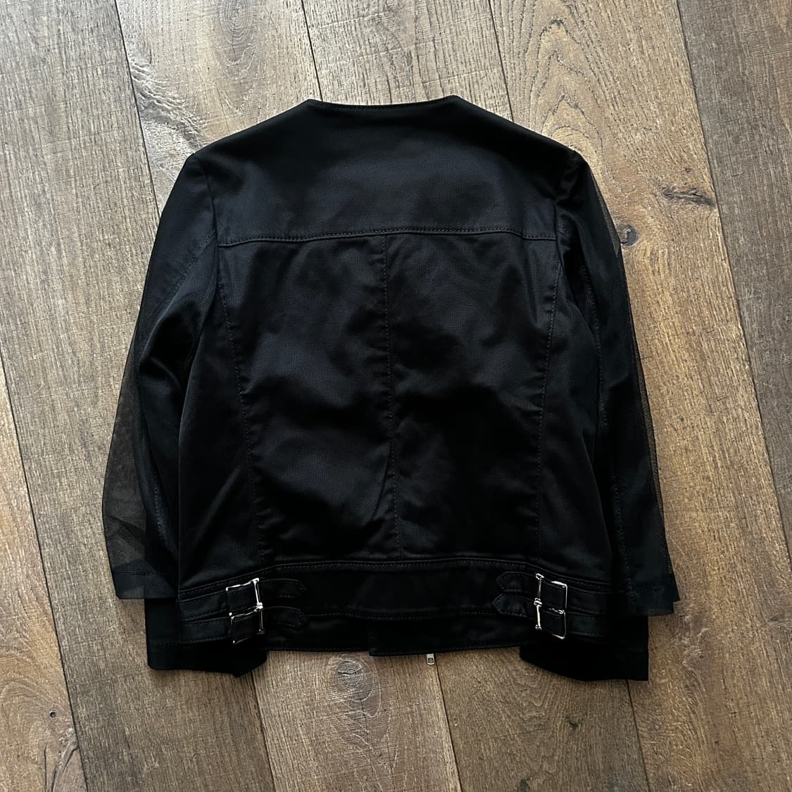 Tulle Layered Rider Jacket 상품이미지6