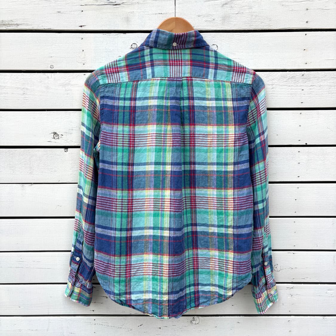 Polo 폴로 체크 린넨 셔츠 상품이미지2