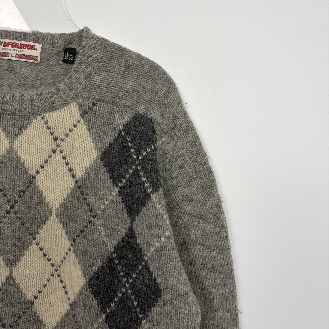 맥그리거 아가일 니트 티셔츠 상품이미지3