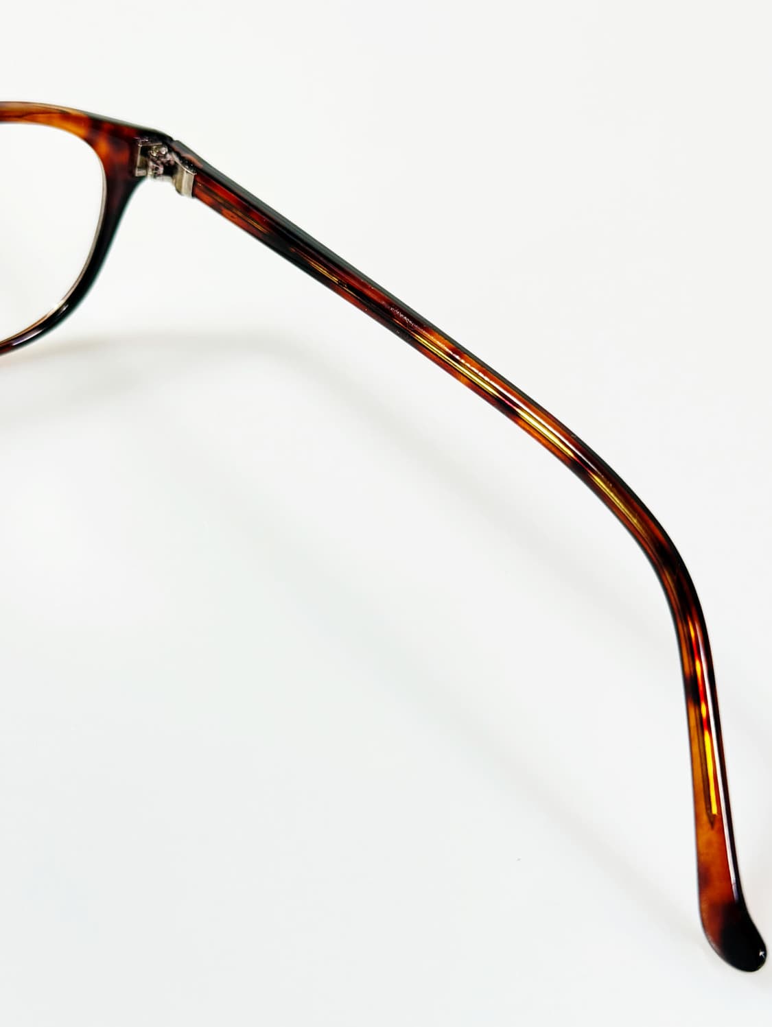 90s 레오파드 오벌 뿔테 스퀘어 프레임 빈티지 안경 상품이미지6