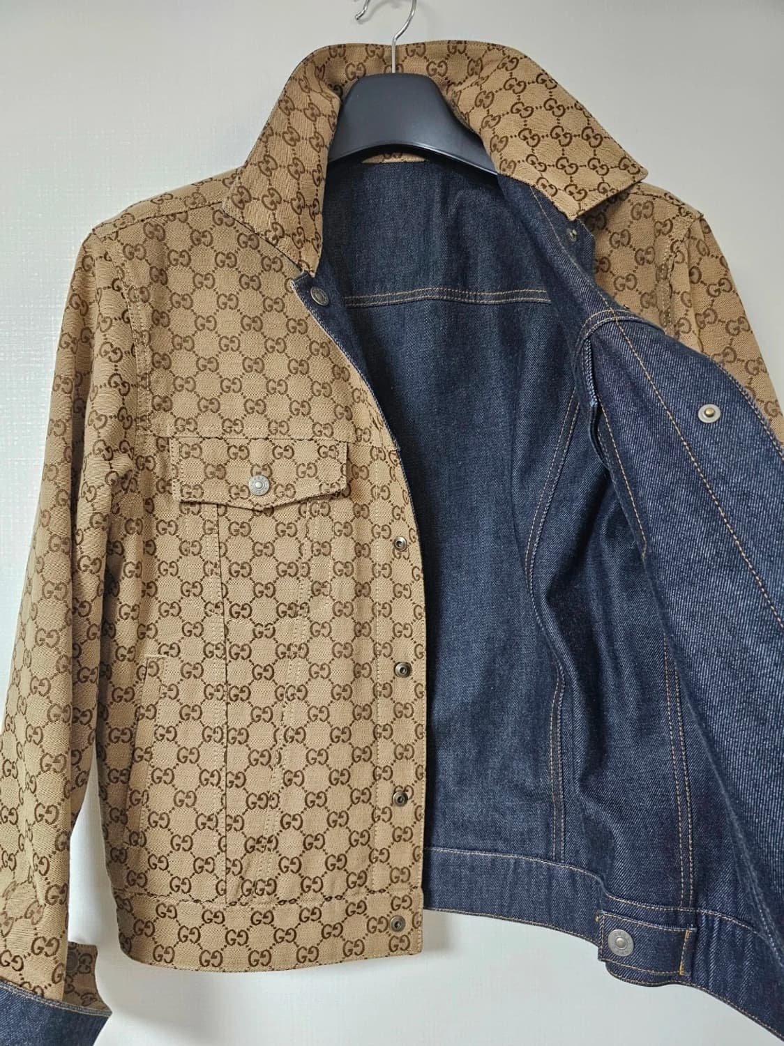 구찌 GG 리버시블 데님 재킷(48/100/새상품급) 상품이미지3