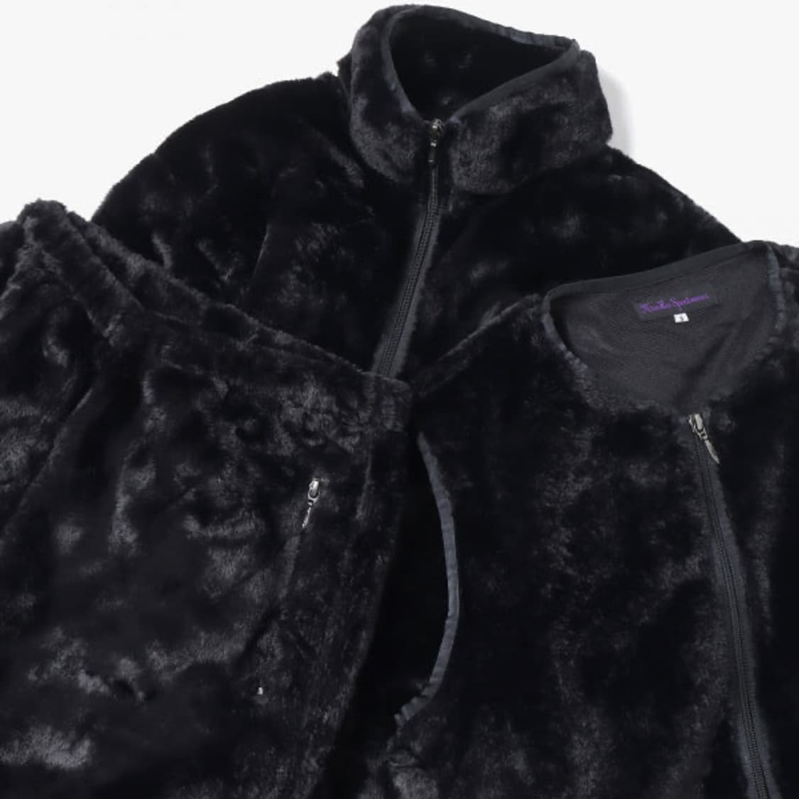 [L] needles 니들스 w.u 파이핑 폭스 퍼 플리스 베스트 상품이미지2