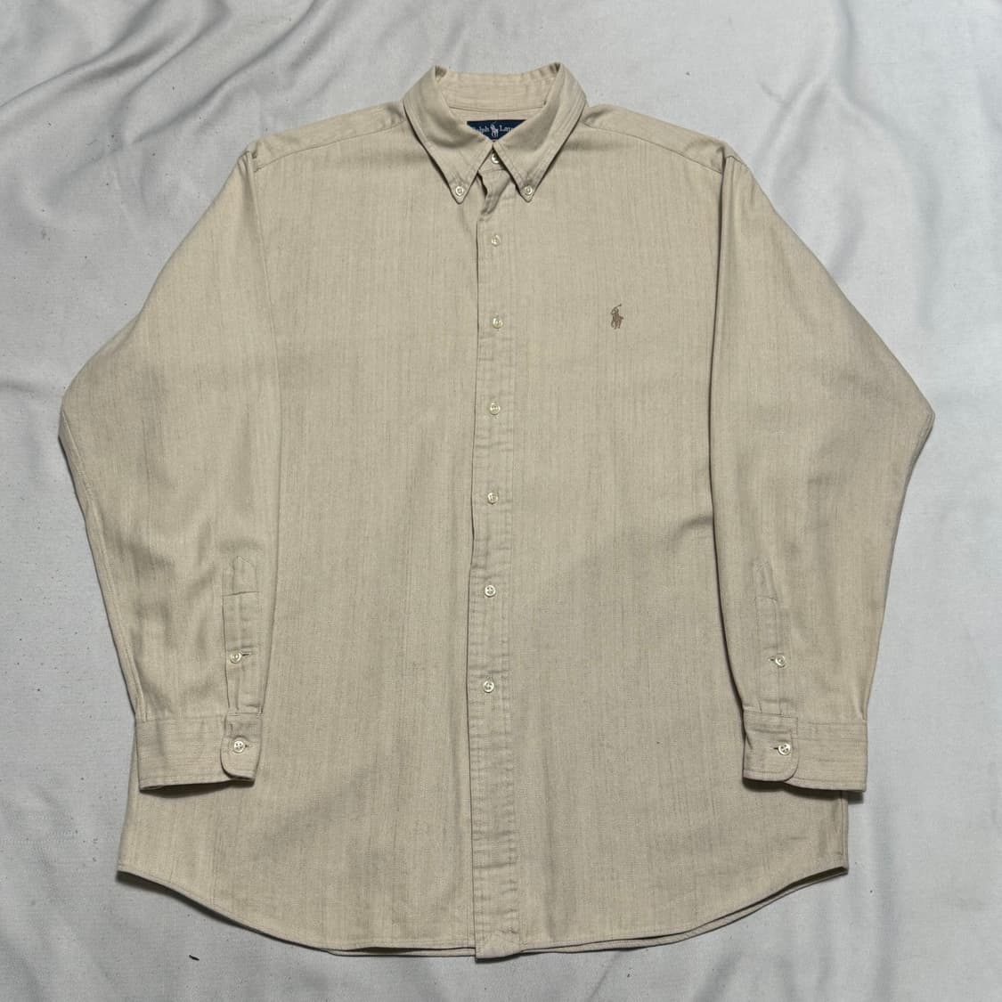100 폴로랄프로렌 베이지 코튼 셔츠 상품이미지2
