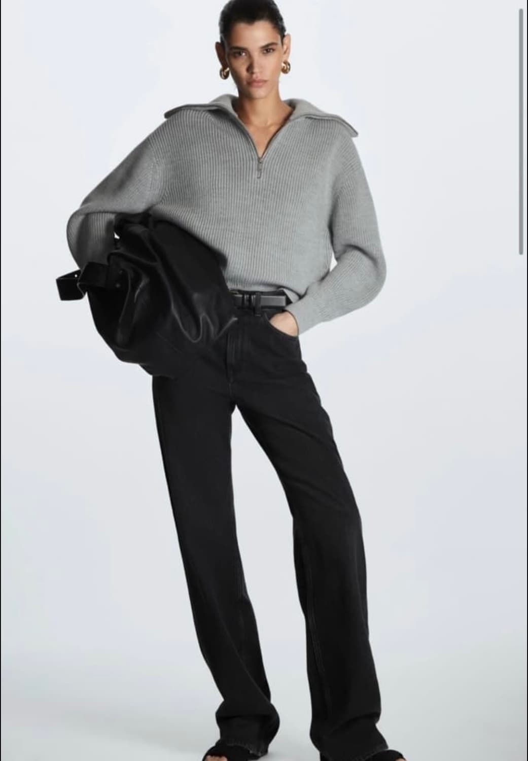 코스 반집업 니트 상품이미지2