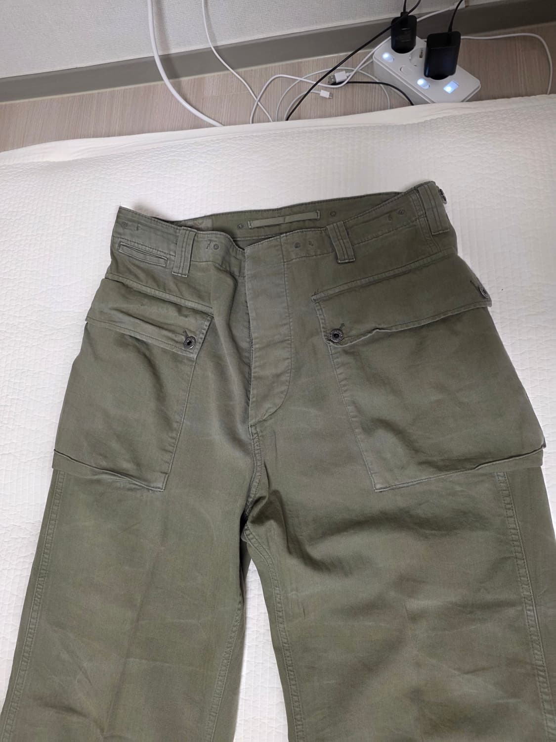 폴로 릴렉스핏 헤링본 트월 카고팬츠 33x32 상품이미지3