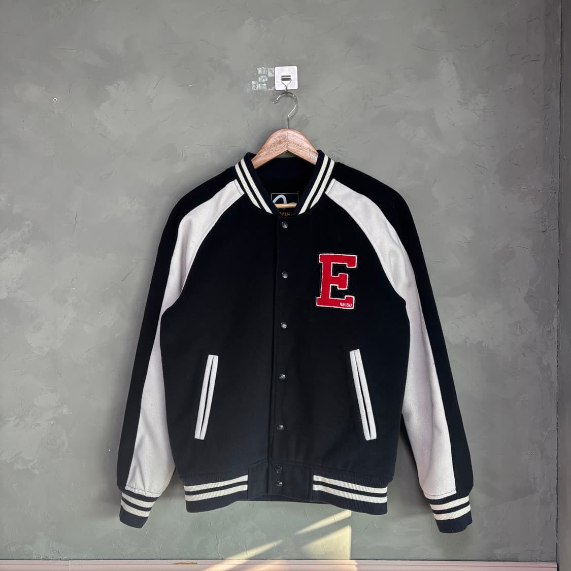 에비수 울 바시티 자켓 상품이미지1