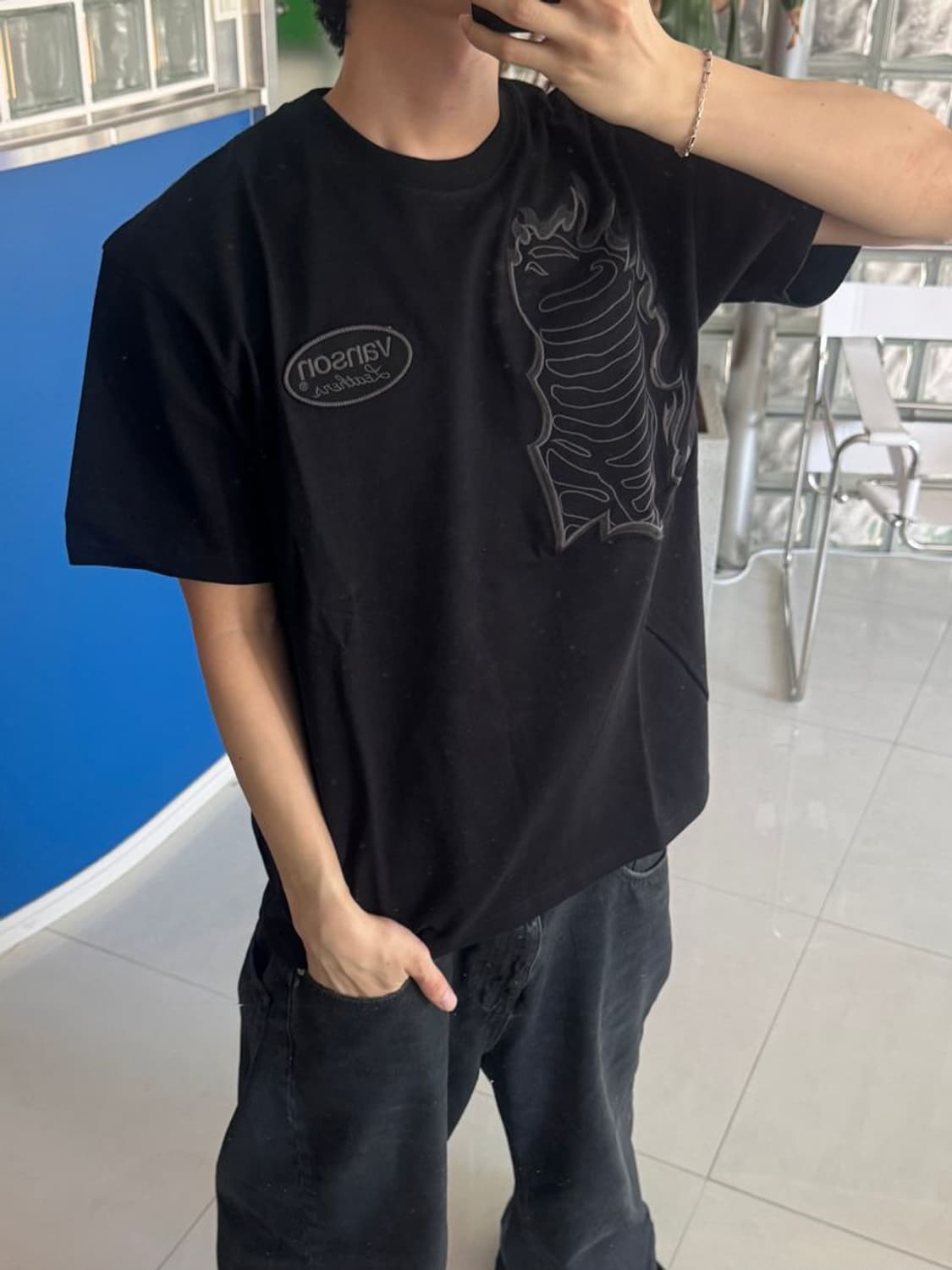 BONE LOGO TEE NVST-2518 뼈 로고 티 상품이미지3