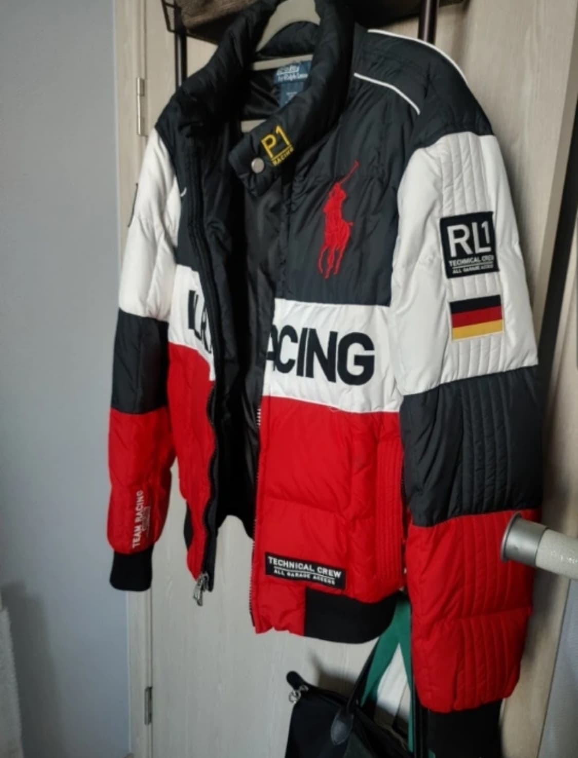 정품 폴로 빅포니 레이싱 패딩 M 상품이미지2