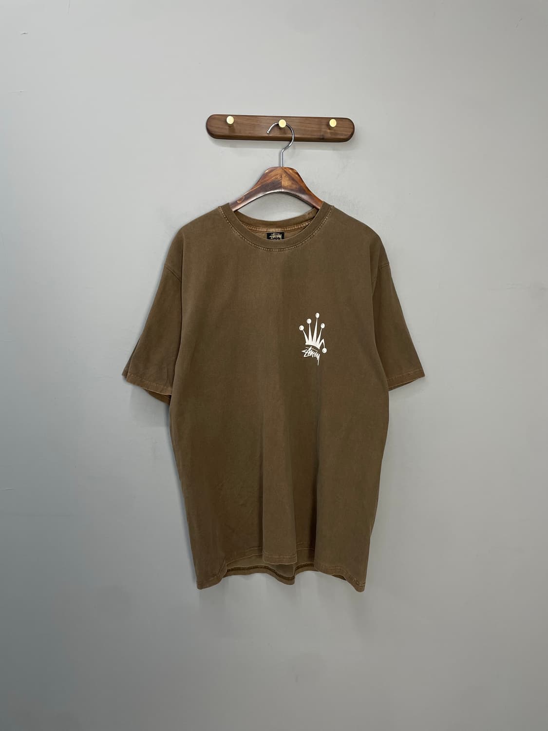 스투시 빈티지 워싱 크라운 피그먼트 반팔 H1440 상품이미지3