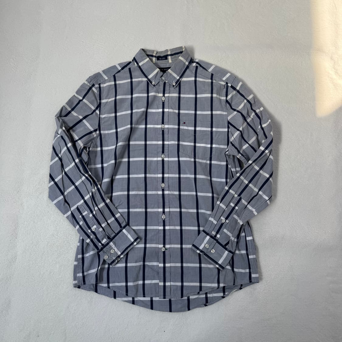 M 타미힐피거 커스텀핏 체크셔츠 0304T 상품이미지1