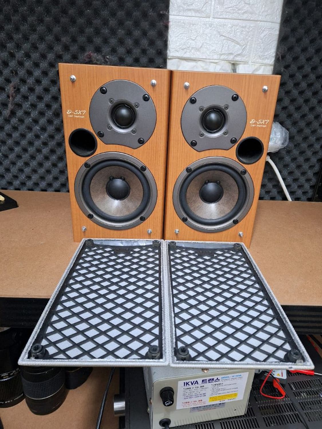 70w 빈티지 중형 스피커 온쿄 d-sx7 레트로 앤틱 카페 가게 오디오 상품이미지1