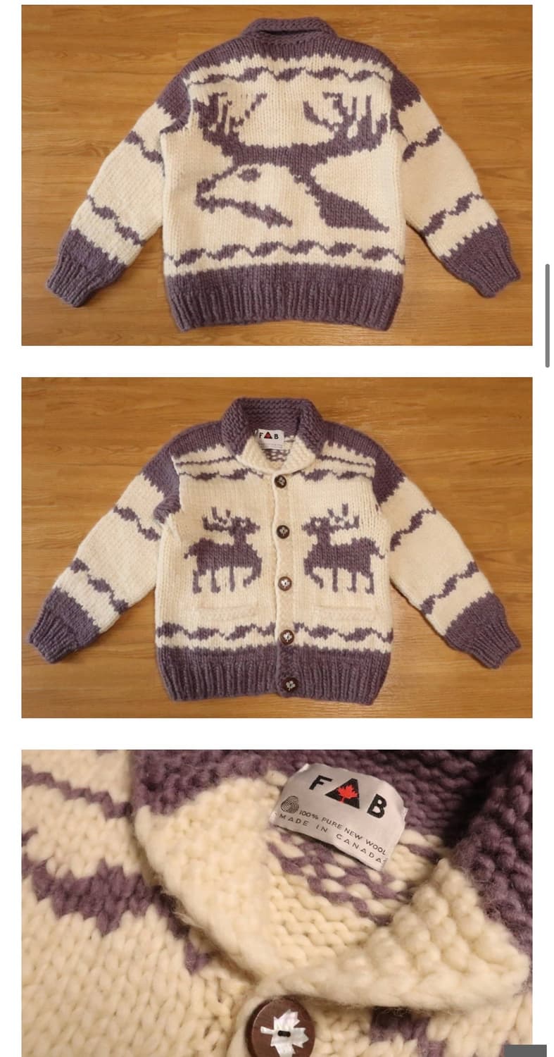 코위찬 퍼플 보라 fab 빈티지 사슴 상품이미지1