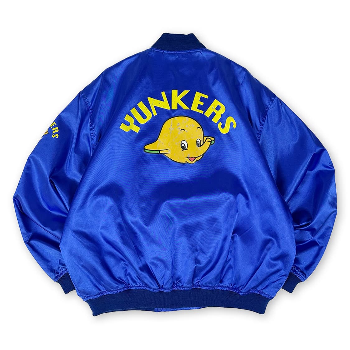 YUNKERS 글로시 빈티지 블루종 상품이미지2