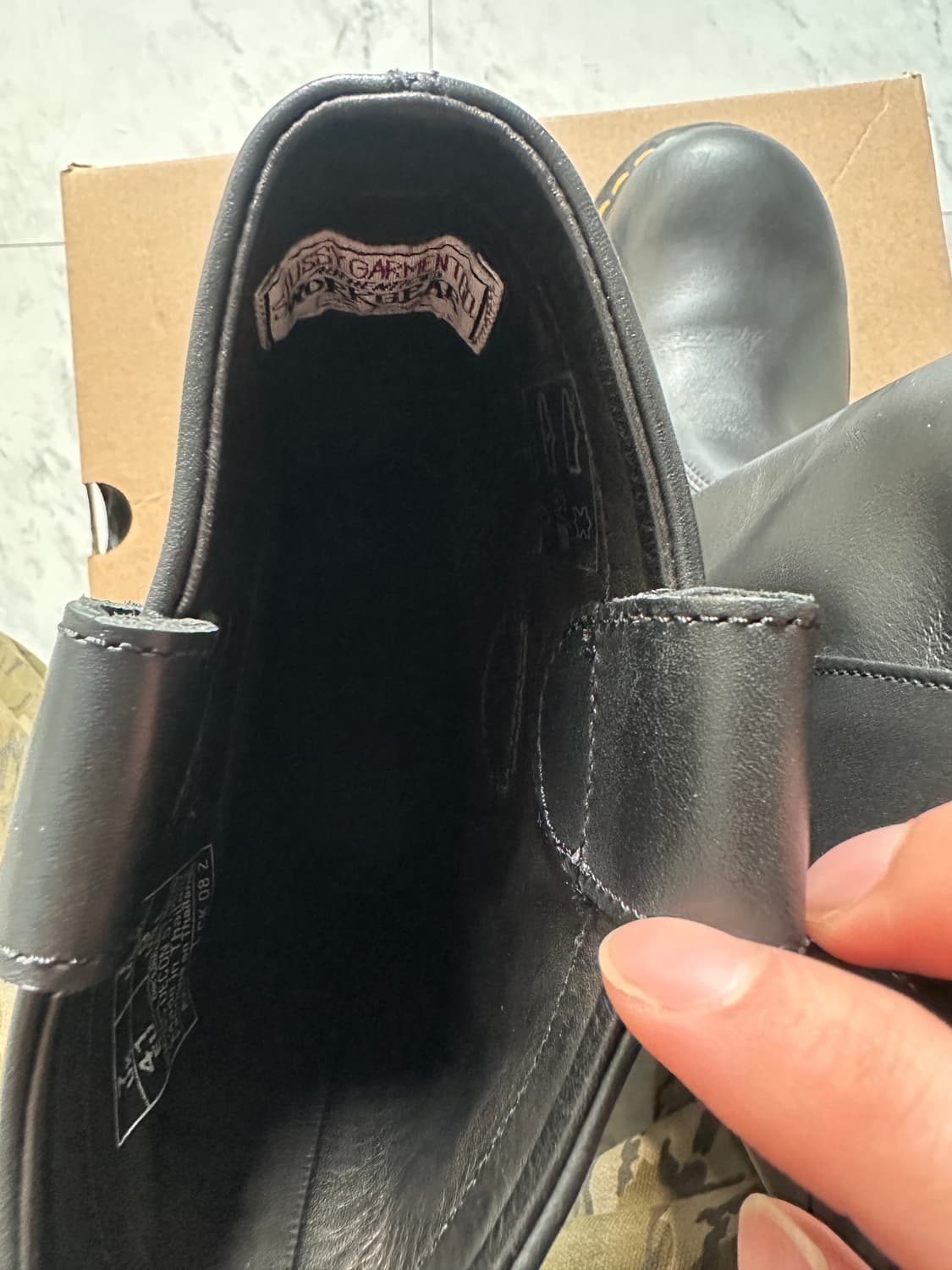 닥터마틴 스투시 2295 데콘 블랙 와나마 레더 부츠 블랙 260 상품이미지4