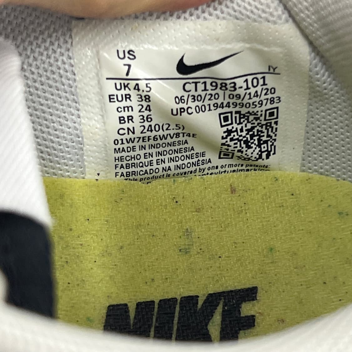 나이키 와플 레이서 크레이터 화이트 하이퍼 크림슨 240 상품이미지9