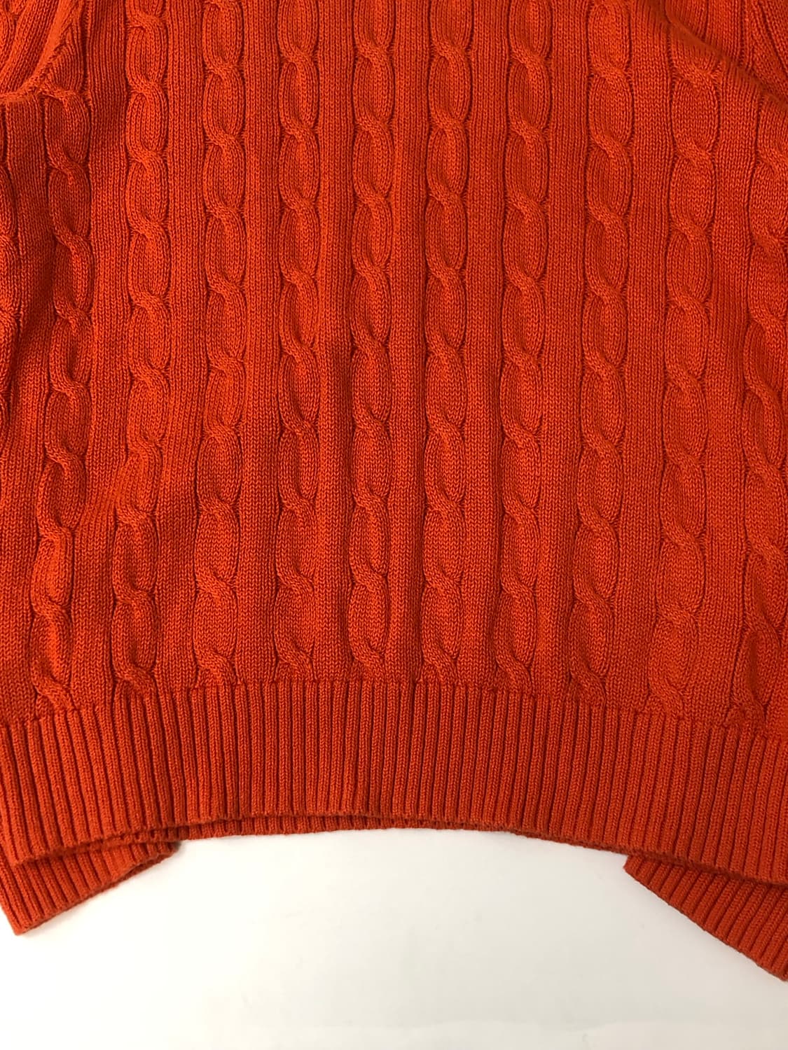 Polo 폴로 랄프로렌 오렌지 케이블 니트 상품이미지6