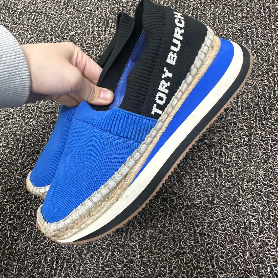 토리버치 여성 슬립온 블루 225 상품이미지3