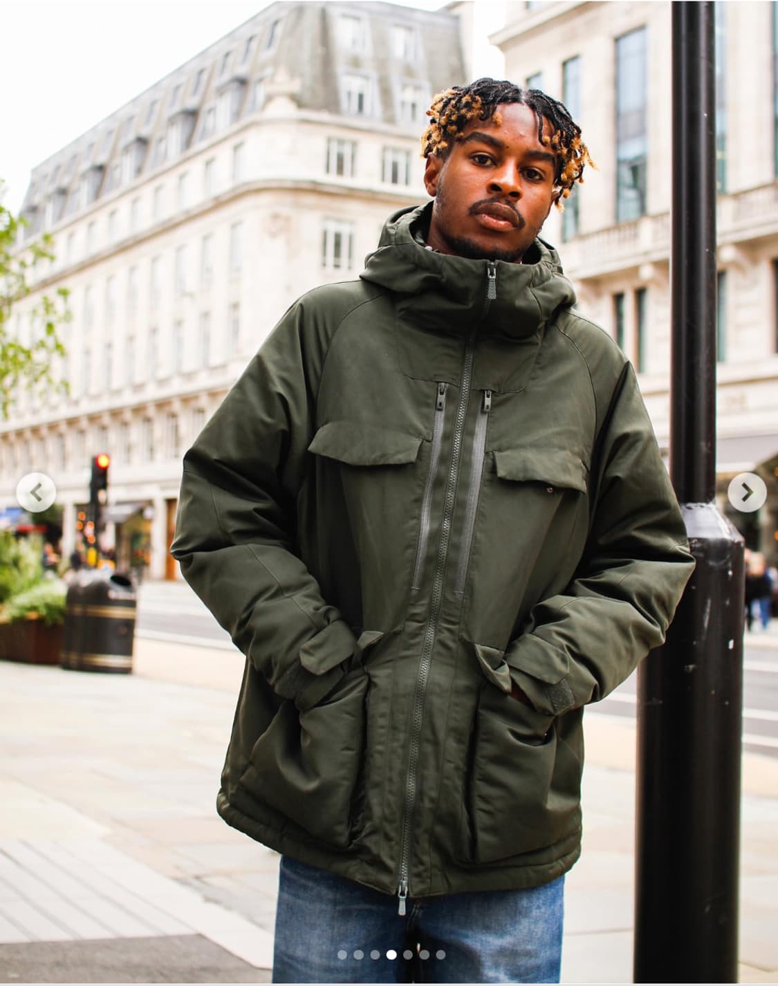 유니클로 x 화이트 마운티니어링 하이브리드 다운 파카 XL 상품이미지4