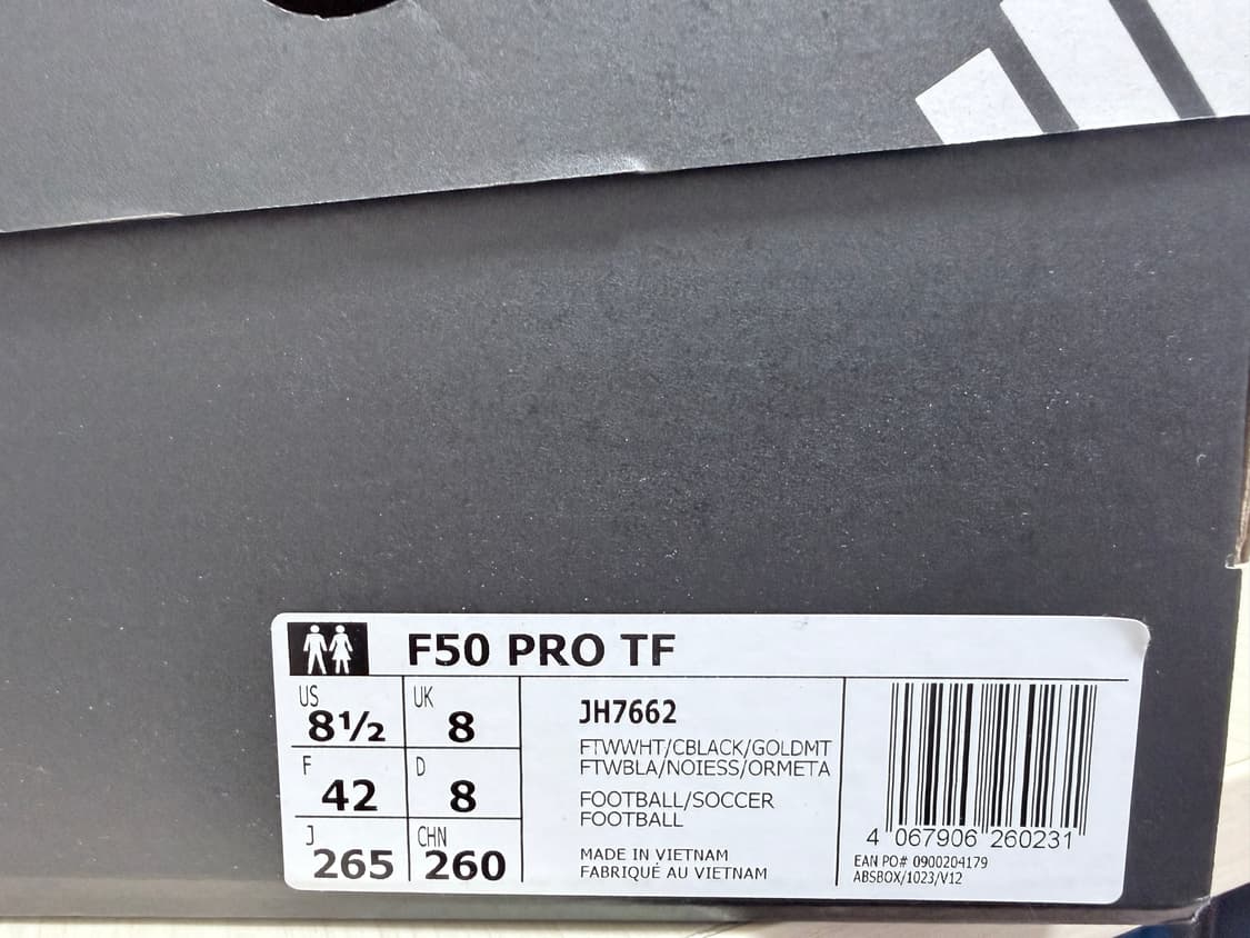 265 아디다스 f50 tf pro 글로리팩 풋살화 상품이미지8