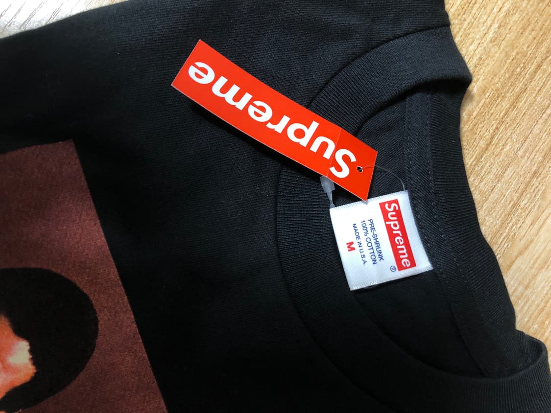 슈프림 알 그린 티셔츠 블랙 상품이미지3