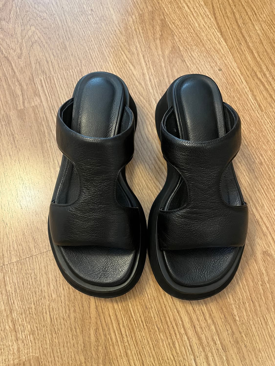 써클 블랙 플랫폼 여름신발 상품이미지2