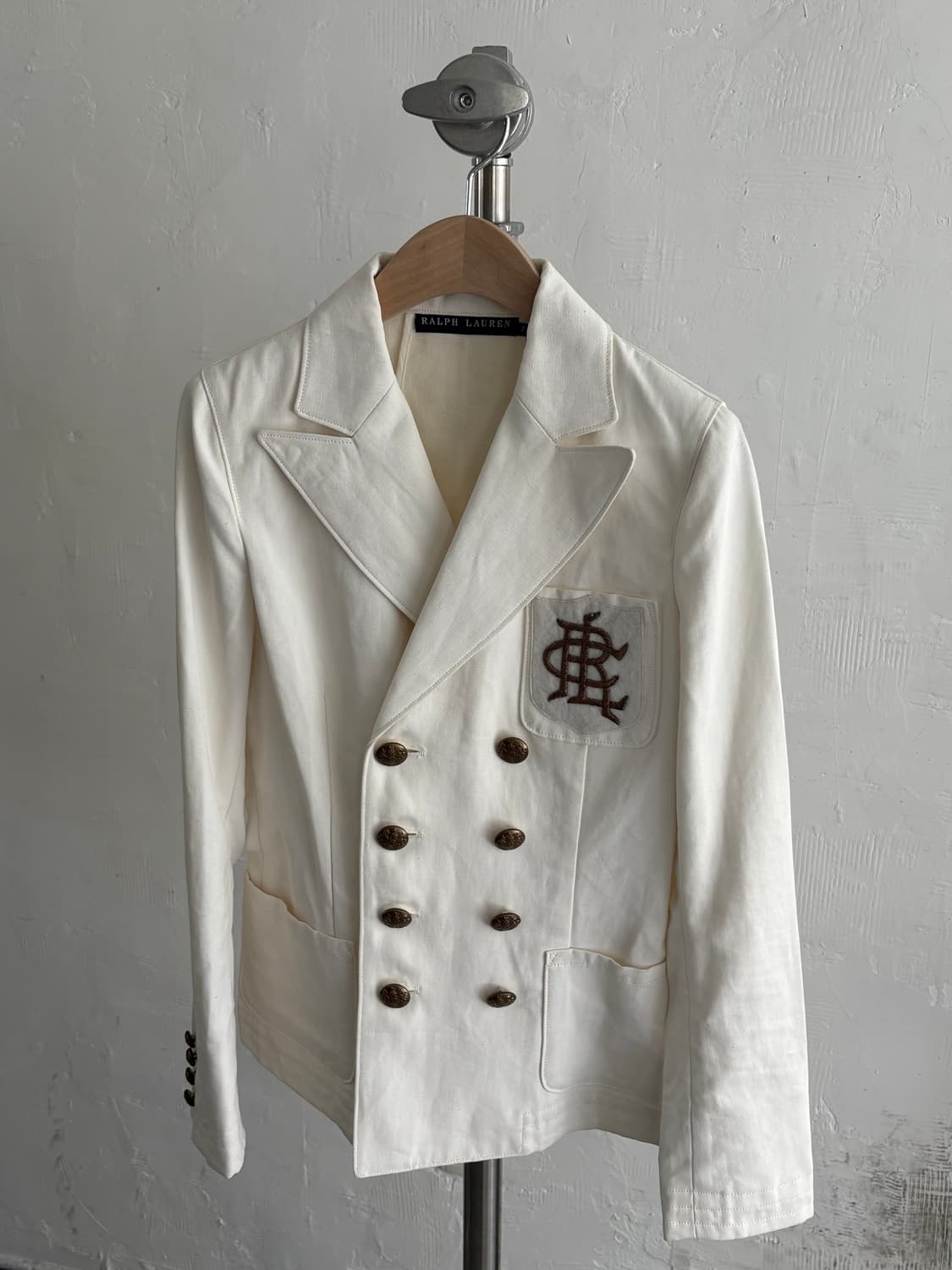Polo 랄프로렌 화이트 더블 블레이져 자켓 상품이미지6