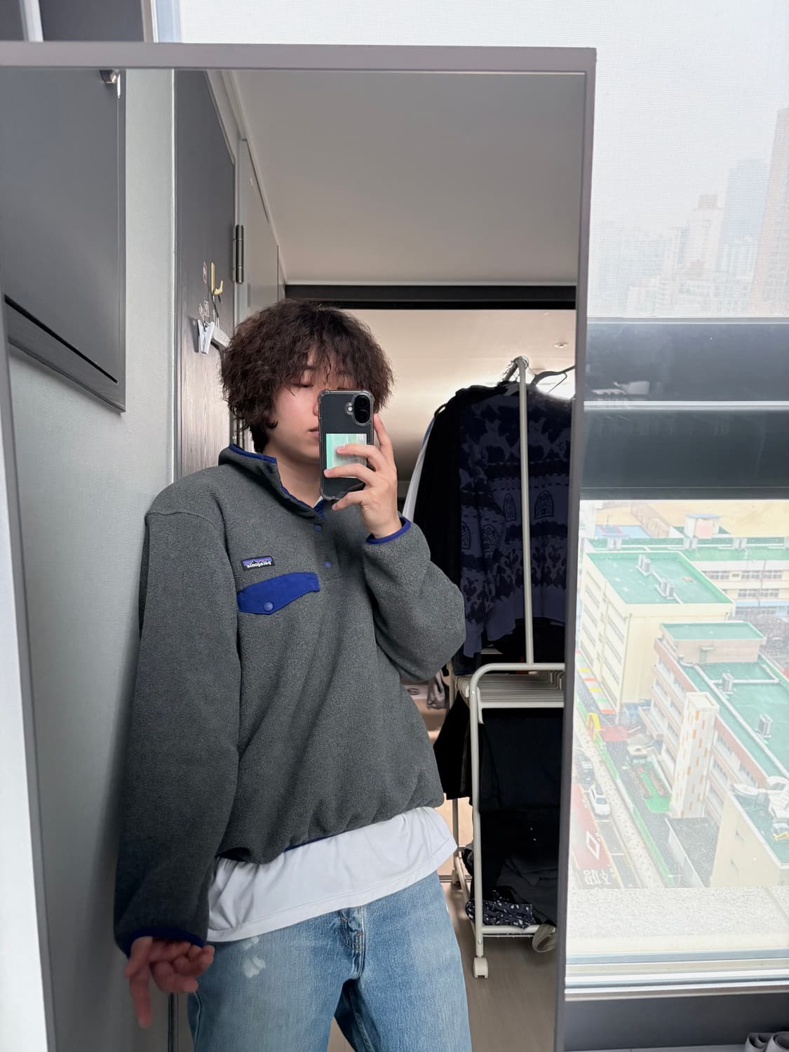 (M, 105) 파타고니아 신칠라 니켈 (그레이) 블루 상품이미지3