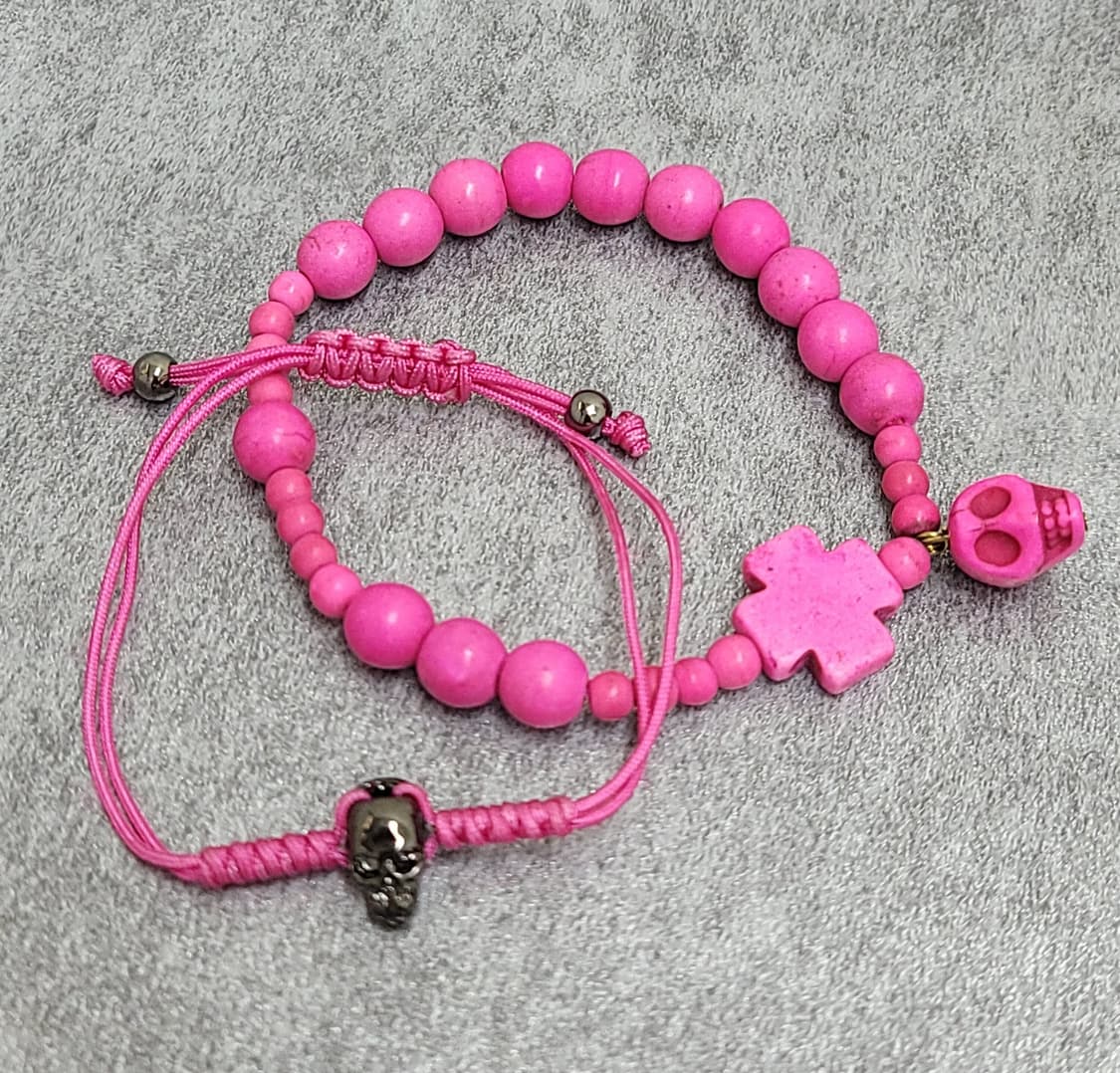 skull bracelet set 상품이미지5