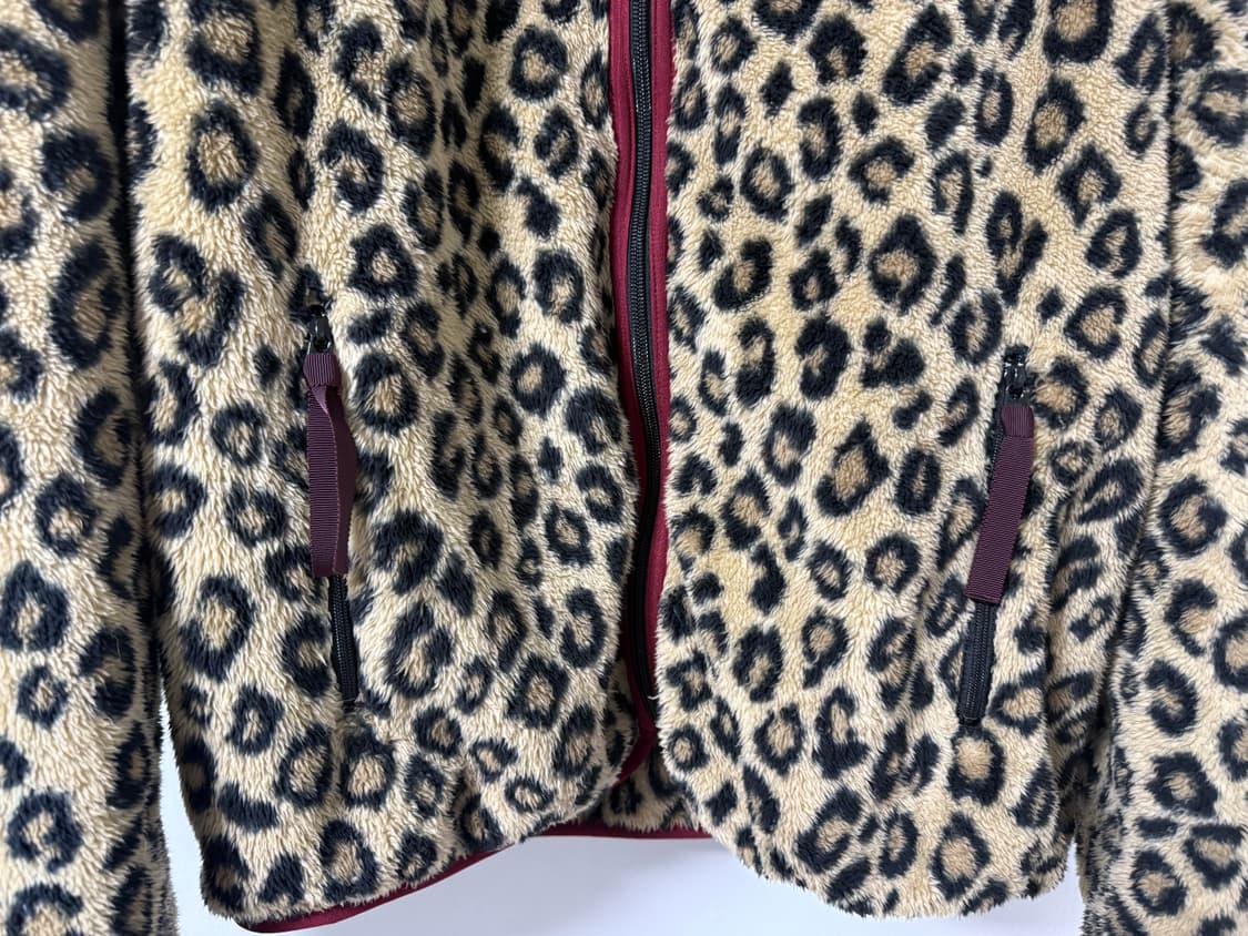 Kapital 레오파드 패턴 플리스 집업 블루종 상품이미지6